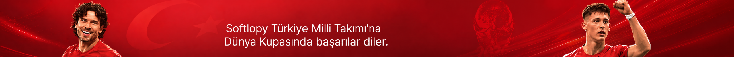 Softlopy Türkiye Milli Takımı'na Dünya Kupasında başarılar diler